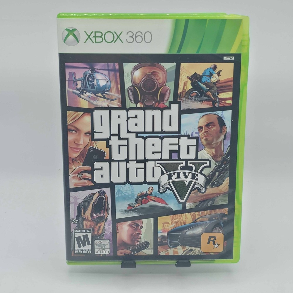Grand Theft Auto V 5 Game Microsoft Xbox 360 Includes 2 Discs / Manual - Tested